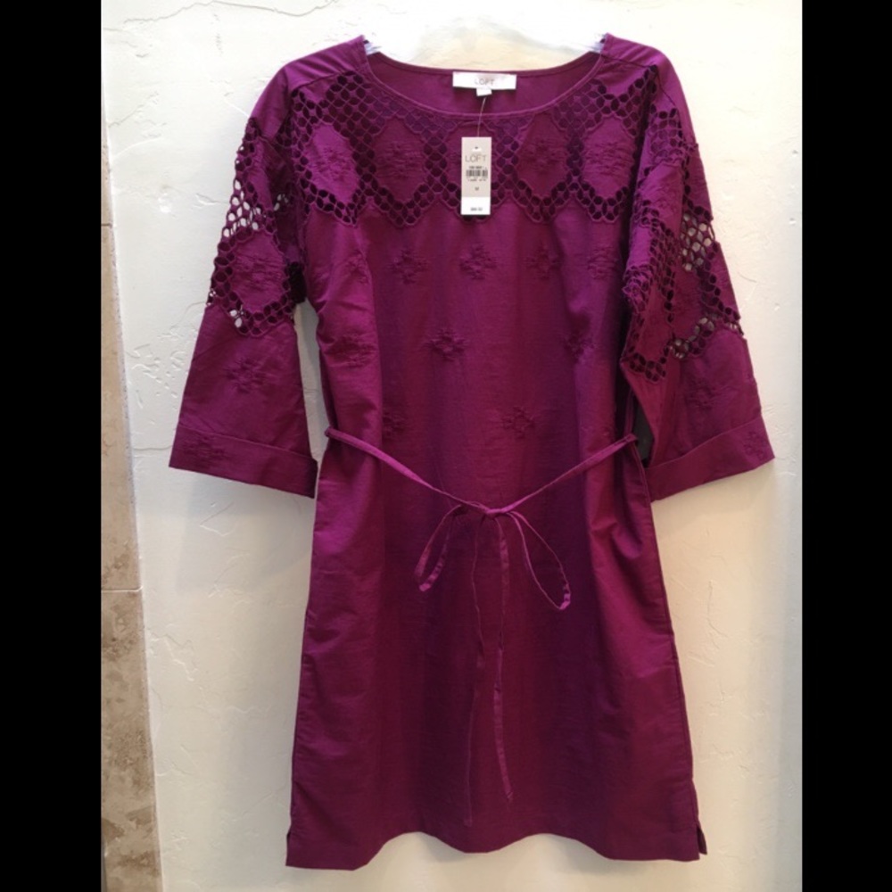 Loft | Lace shift dress